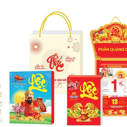 Lịch Bloc 20x30 - DVA11 & 12 - PHONG THỦY TÀI LỘC