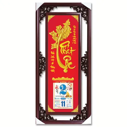 Lịch phù điêu - PHÁT LỘC 