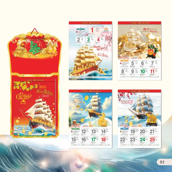 LỊCH 52 TUẦN AH26  (THUẬN BUỒM XUÔI GIÓ)