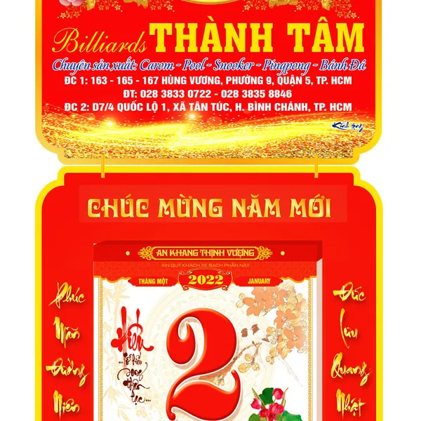 LỊCH GỖ DOANH NGHIỆP 2026