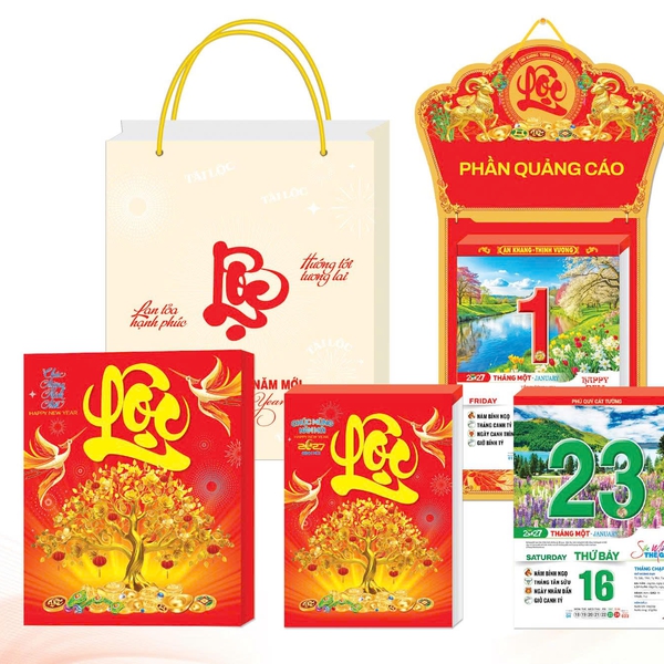 Lịch Bloc 25x35: DVA 07 & 08 -  SẮC MÀU THẾ GIỚI