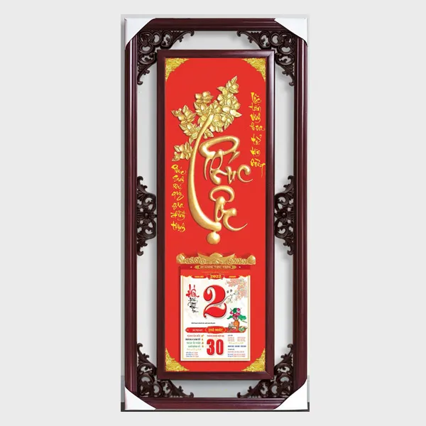 Lịch phù điêu - PHÚC LỘC