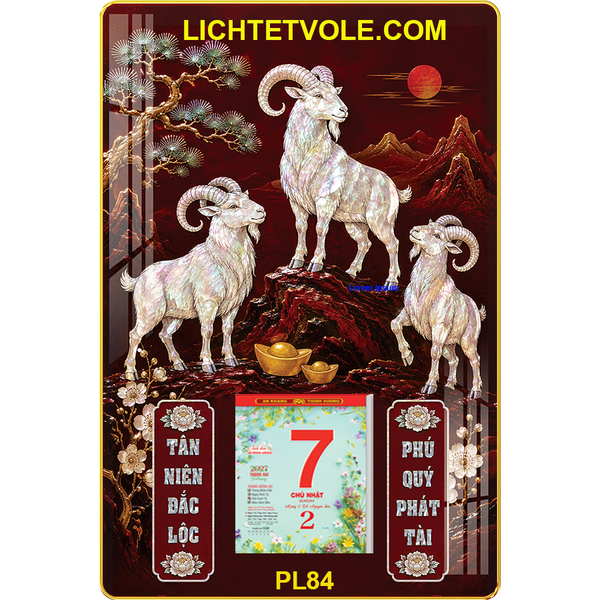 LỊCH LAMINA ĐINH MÙI PL84