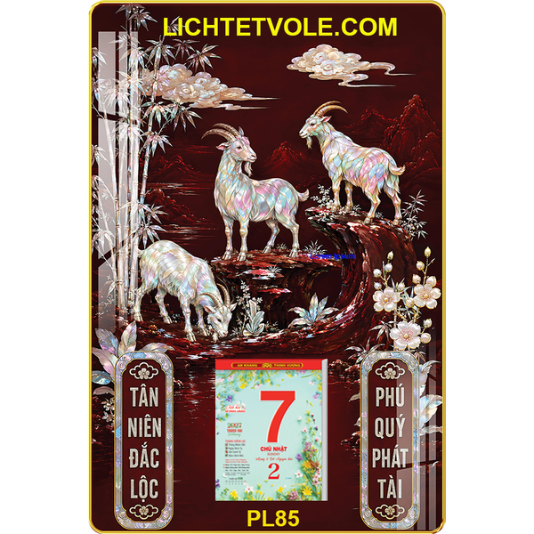 LỊCH LAMINA ĐINH MÙI - PL85