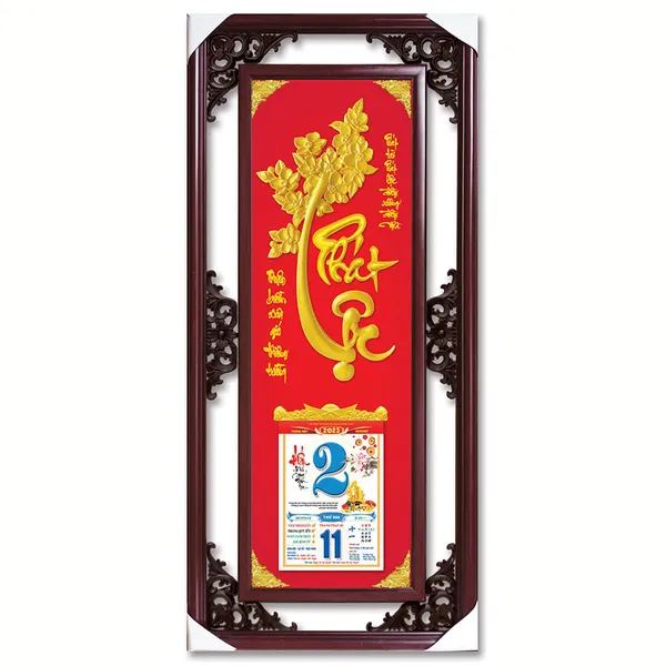 Lịch phù điêu - PHÁT LỘC 