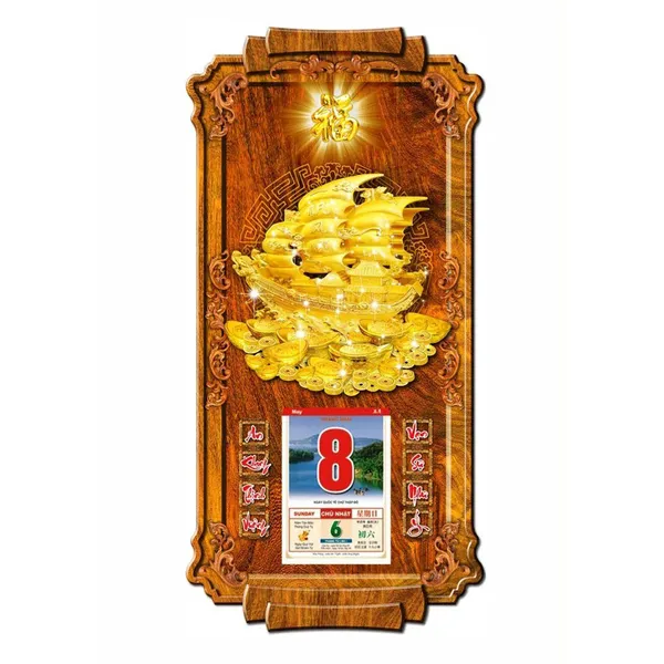 LỊCH GỖ  - THUẬN BUỒM  VL12