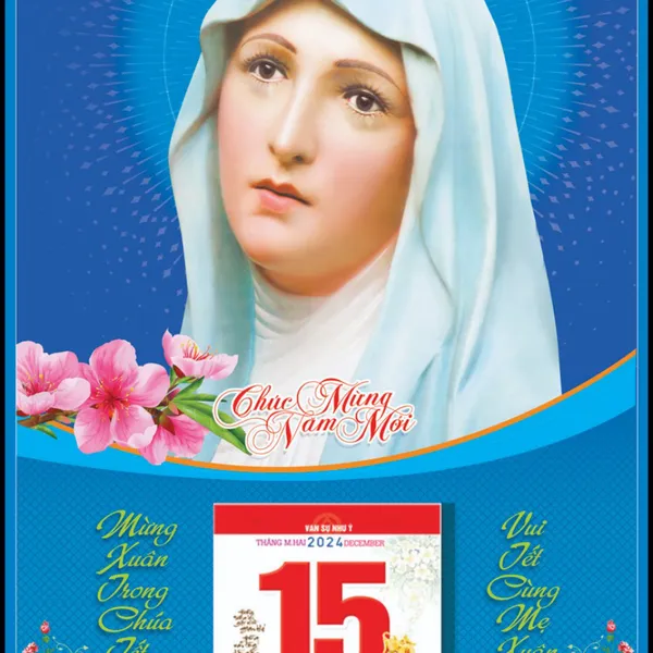 Bìa lịch công giáo 2025