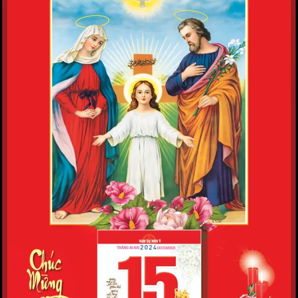 Bìa lịch công giáo 2025