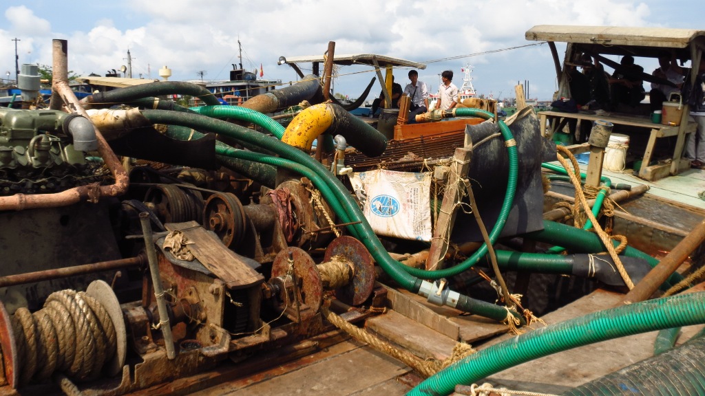 ống cao su lõi thép hút cát tại Kiên Giang