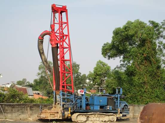 ống cao su sử dụng cho máy khoan cọc nhồ