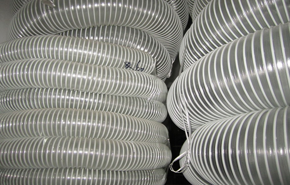 Ứng dụng ống nhựa PVC lõi thép co giãn trong hút xả bụi công nghiệp Ứng dụng ống nhựa PVC lõi thép co giãn trong hút xả bụi công nghiệp
