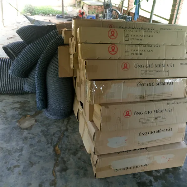 Ống dù hút bụi  sử dụng máy CNC