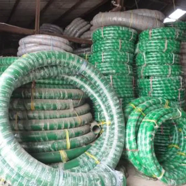 Ống nhựa gân nhựa màu xanh