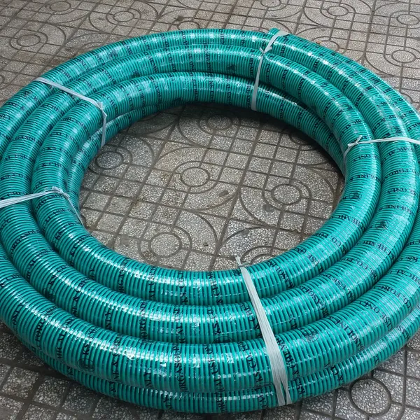 Ống nhựa gân nhựa màu xanh