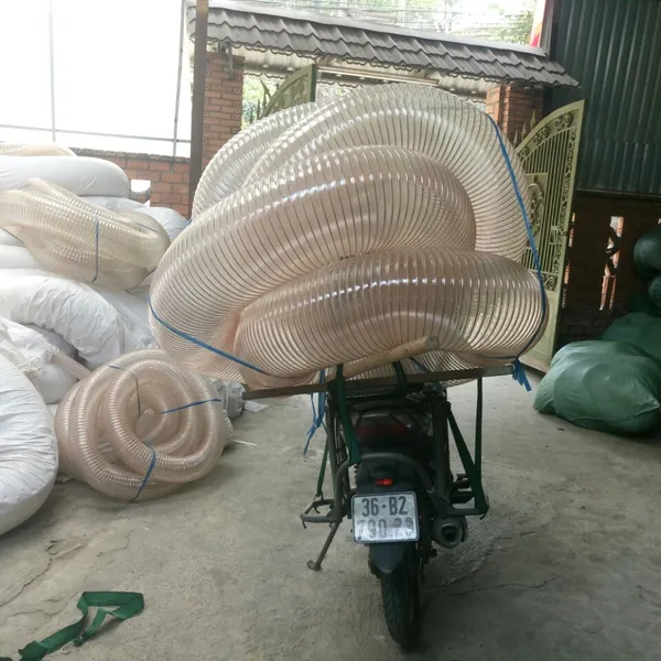 Ống nhựa PU lõi thép mạ đồng D500