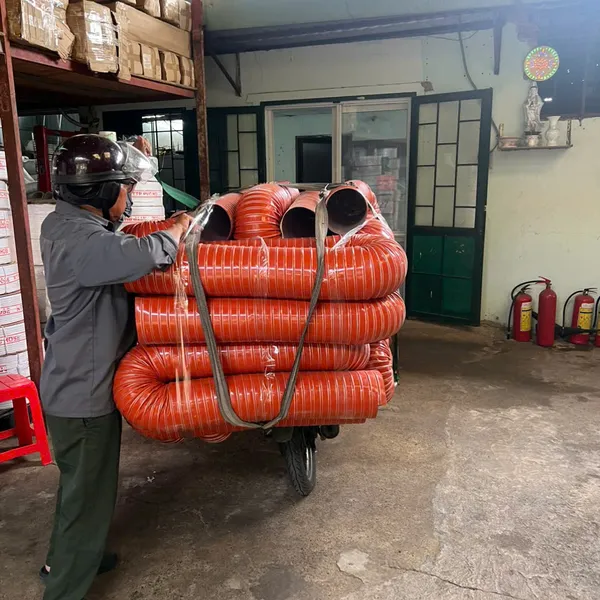 Ống silicone dẫn khí chịu nhiệt Ø125