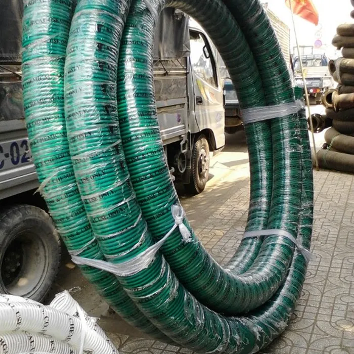 Ống nhựa lõi thép màu xanh hút cát