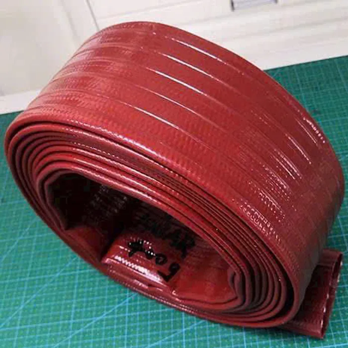 Ống bạt cốt dù màu đỏ tải bùn cát Ø150