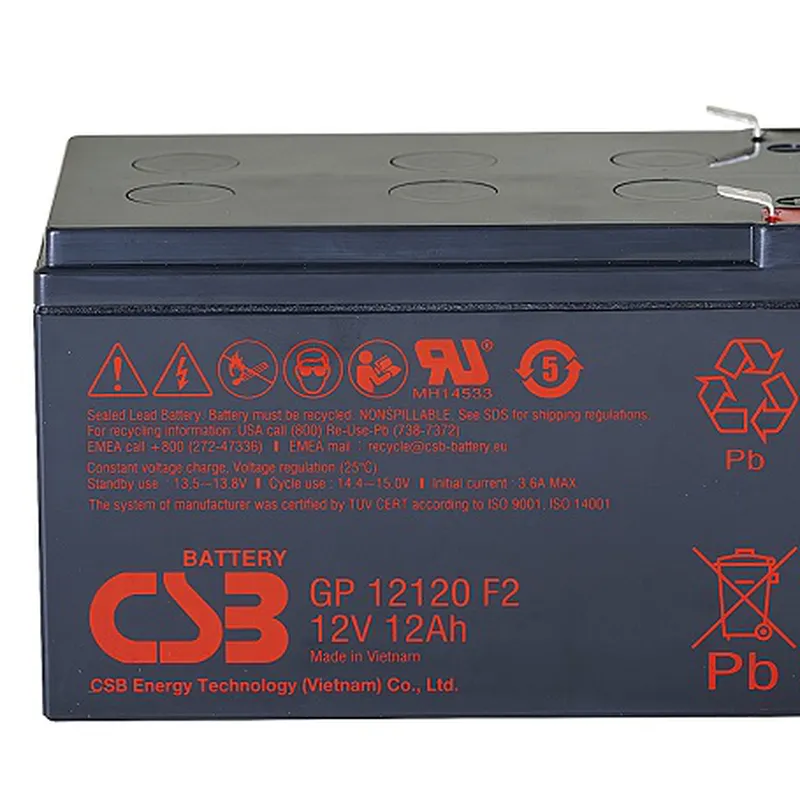 BÌNH ẮC QUY CSB 12V-12Ah- HGP12120F2