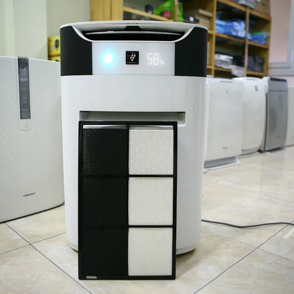 Máy Lọc Không Khí Tạo Ẩm Sharp KI-DX70 Khử Mùi Diệt Khuẩn Thông Minh Nội Địa Nhật