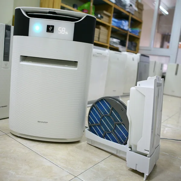 Máy Lọc Không Khí Tạo Ẩm Sharp KI-DX70 Khử Mùi Diệt Khuẩn Thông Minh Nội Địa Nhật