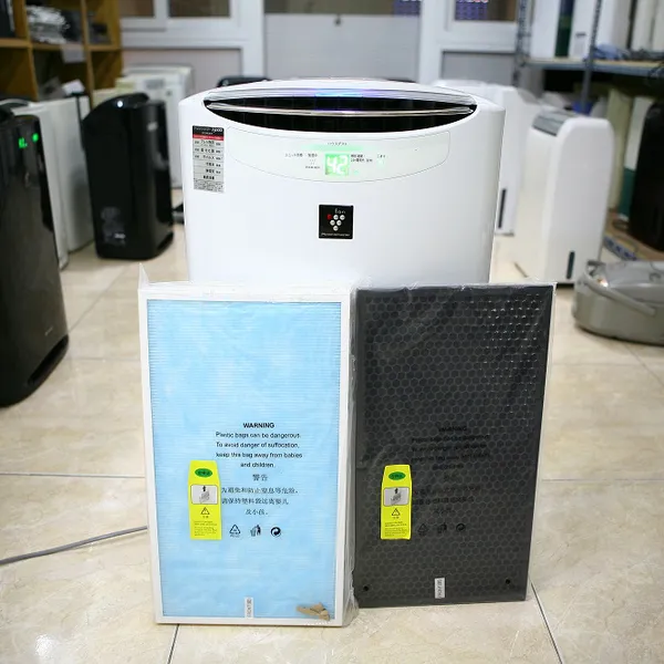 Máy Lọc Không Khí Tạo Ẩm Sharp KI-EX80 Khử Mùi Diệt Khuẩn Thông Minh Nội Địa Nhật