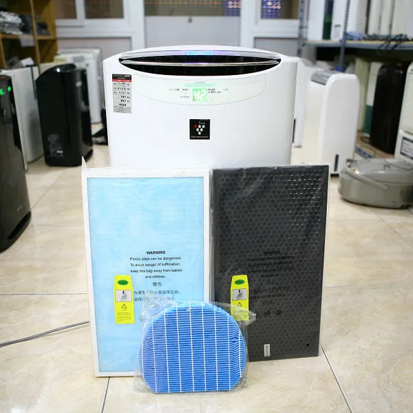 Máy Lọc Không Khí Tạo Ẩm Sharp KI-EX80 Khử Mùi Diệt Khuẩn Thông Minh Nội Địa Nhật