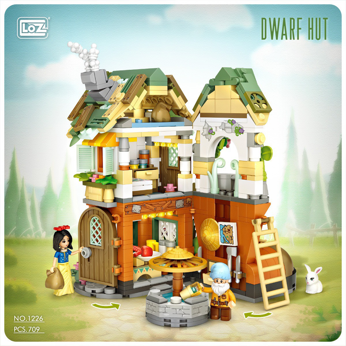 Combo 2 Nhà Cổ Tích Nhựa ABS Xếp Hình KaLoz Combo 2 Nhà Cổ Tích Nhựa ABS Xếp Hình KaLoz