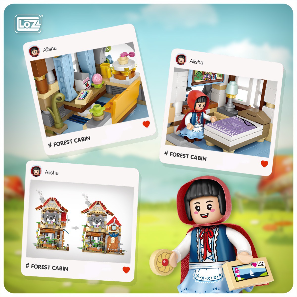 Combo 2 Nhà Cổ Tích Nhựa ABS Xếp Hình KaLoz Combo 2 Nhà Cổ Tích Nhựa ABS Xếp Hình KaLoz