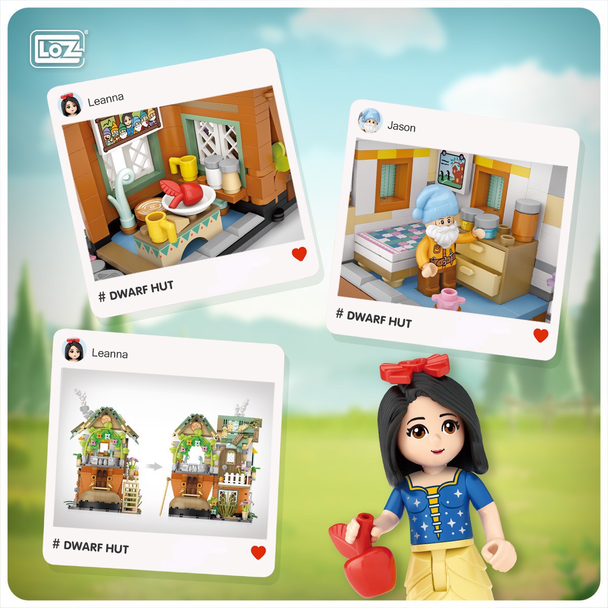 Combo 2 Nhà Cổ Tích Nhựa ABS Xếp Hình KaLoz Combo 2 Nhà Cổ Tích Nhựa ABS Xếp Hình KaLoz