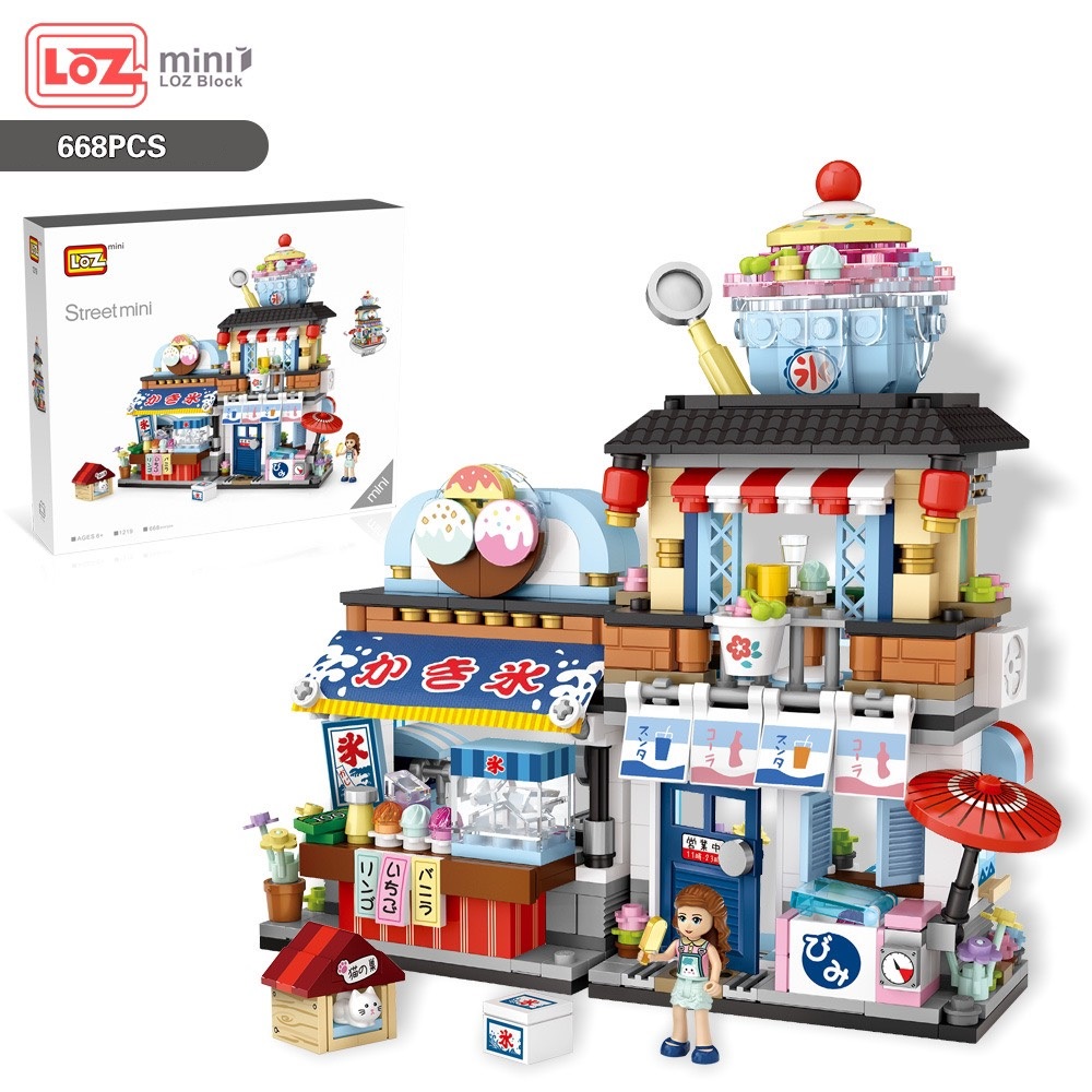 Combo 2 Quán Ăn Đường Phố Lớn Nhựa ABS Xếp Hình KaLoz Combo 2 Quán Ăn Đường Phố Lớn Nhựa ABS Xếp Hình KaLoz