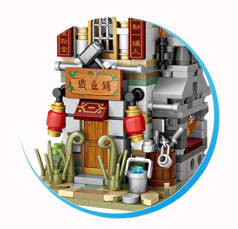 Combo 4 Tiệm Nghề Nhựa ABS Xếp Hình KaLoz Combo 4 Tiệm Nghề Nhựa ABS Xếp Hình KaLoz