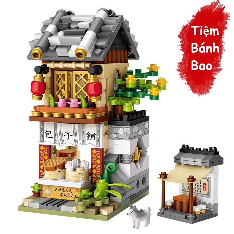 Combo 4 Tiệm Nghề Nhựa ABS Xếp Hình KaLoz Combo 4 Tiệm Nghề Nhựa ABS Xếp Hình KaLoz