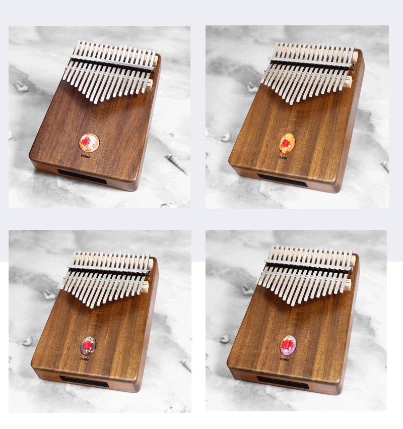 Đàn Kalimba 17 Phím Gỗ Keo Acacia (Koa) Âm Đáy Khảm Ngọc Purm Đàn Kalimba 17 Phím Gỗ Keo Acacia (Koa) Âm Đáy Khảm Ngọc Purm