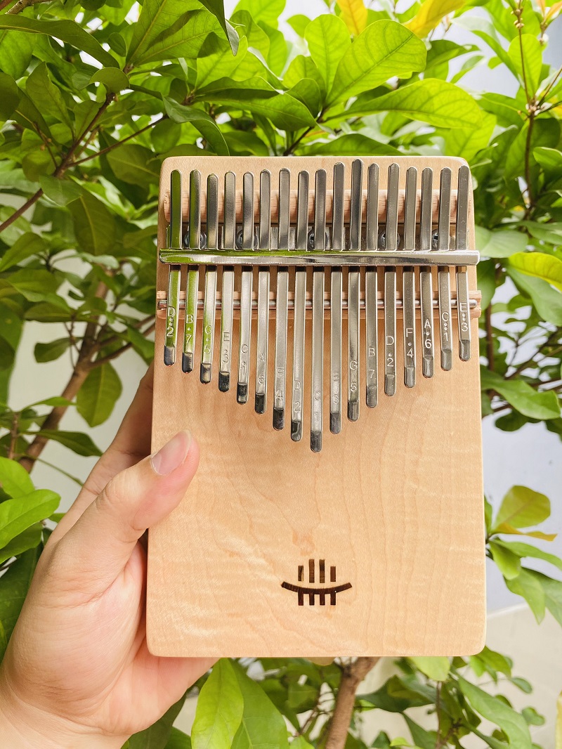 Đàn Kalimba 17 Phím Gỗ Phong Vuông Nguyên Khối  Kalinh Đàn Kalimba 17 Phím Gỗ Phong Vuông Nguyên Khối  Kalinh