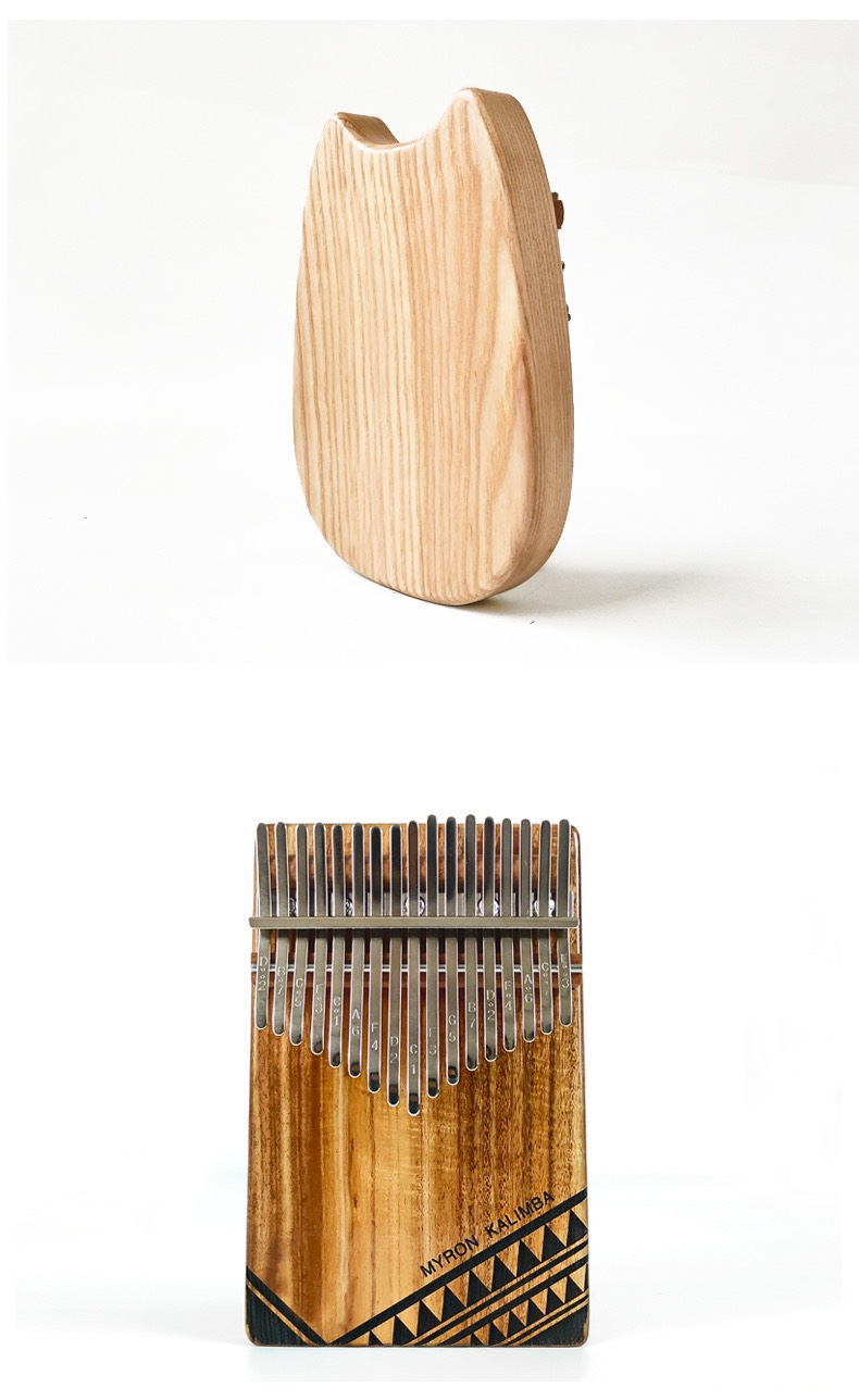 Đàn Kalimba 17 Phím Gỗ Phong - Hoa Lê Nguyên Khối Gấu Myron Đàn Kalimba 17 Phím Gỗ Phong - Hoa Lê Nguyên Khối Gấu Myron