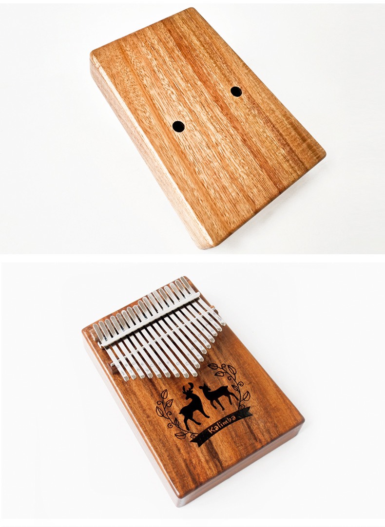 Đàn Kalimba 17 Phím Gỗ Phong - Hoa Lê Nguyên Khối Gấu Myron Đàn Kalimba 17 Phím Gỗ Phong - Hoa Lê Nguyên Khối Gấu Myron