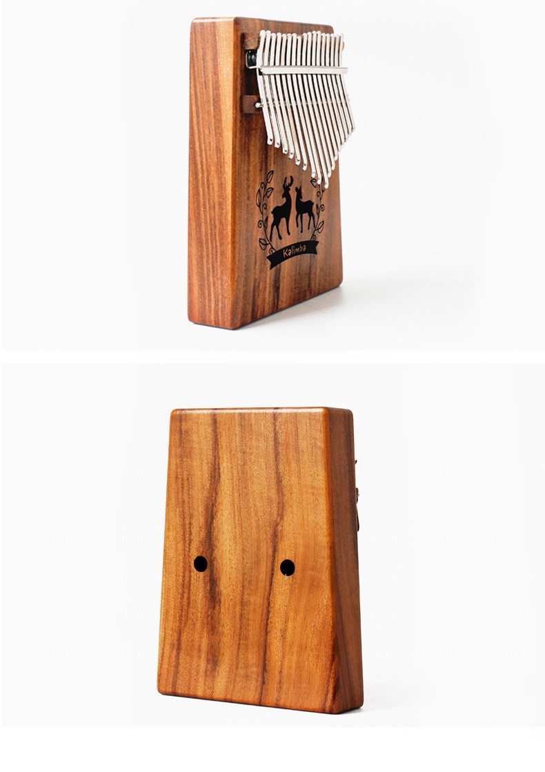 Đàn Kalimba 17 Phím Gỗ Phong - Hoa Lê Nguyên Khối Gấu Myron Đàn Kalimba 17 Phím Gỗ Phong - Hoa Lê Nguyên Khối Gấu Myron