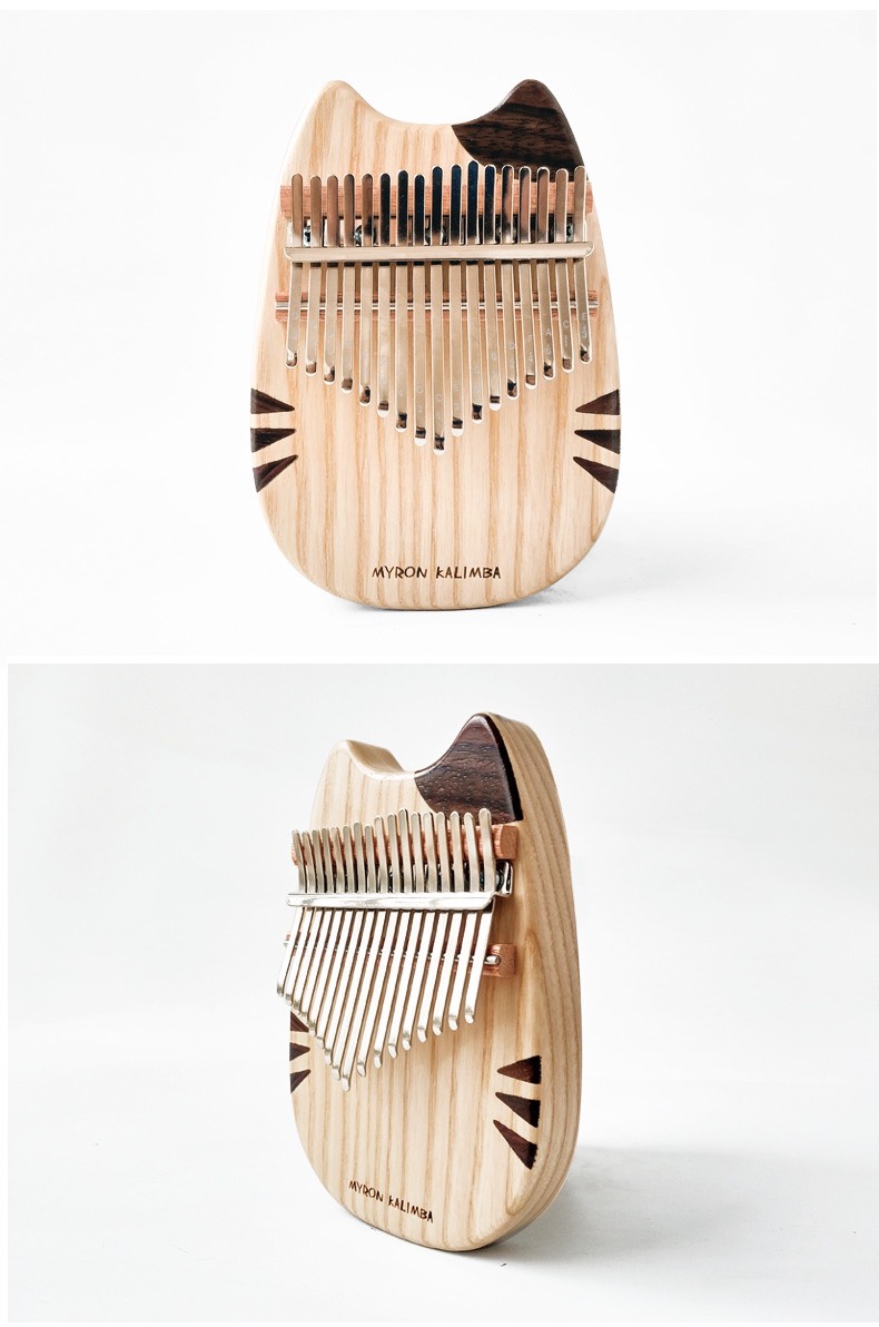 Đàn Kalimba 17 Phím Gỗ Phong - Hoa Lê Nguyên Khối Gấu Myron Đàn Kalimba 17 Phím Gỗ Phong - Hoa Lê Nguyên Khối Gấu Myron