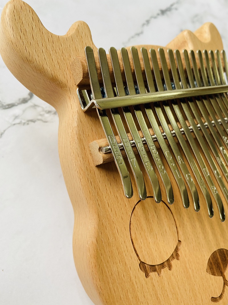 Đàn Kalimba 17 Phím Gỗ Mahogany Nguyên Khối Hươu KaLinh Đàn Kalimba 17 Phím Gỗ Mahogany Nguyên Khối Hươu KaLinh