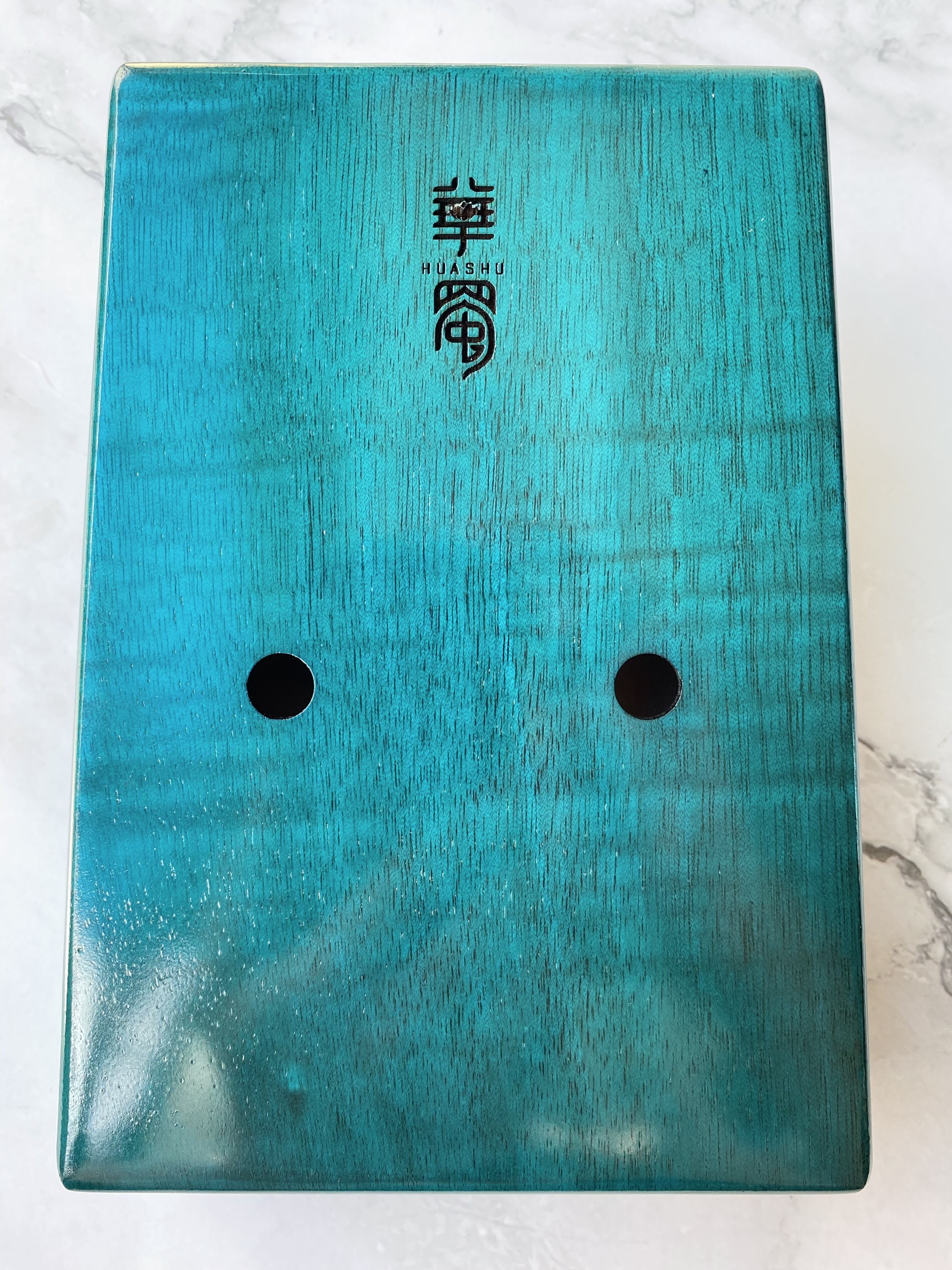 Đàn Kalimba 17 Phím Sen Huashu Xanh Gỗ Mahogany Classic Vuông Đàn Kalimba 17 Phím Sen Huashu Xanh Gỗ Mahogany Classic Vuông