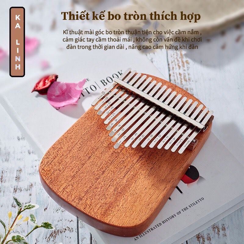 Đàn Kalimba Bo 17 Phím Gỗ Mahogany Nguyên Khối KaLinh Đàn Kalimba Bo 17 Phím Gỗ Mahogany Nguyên Khối KaLinh