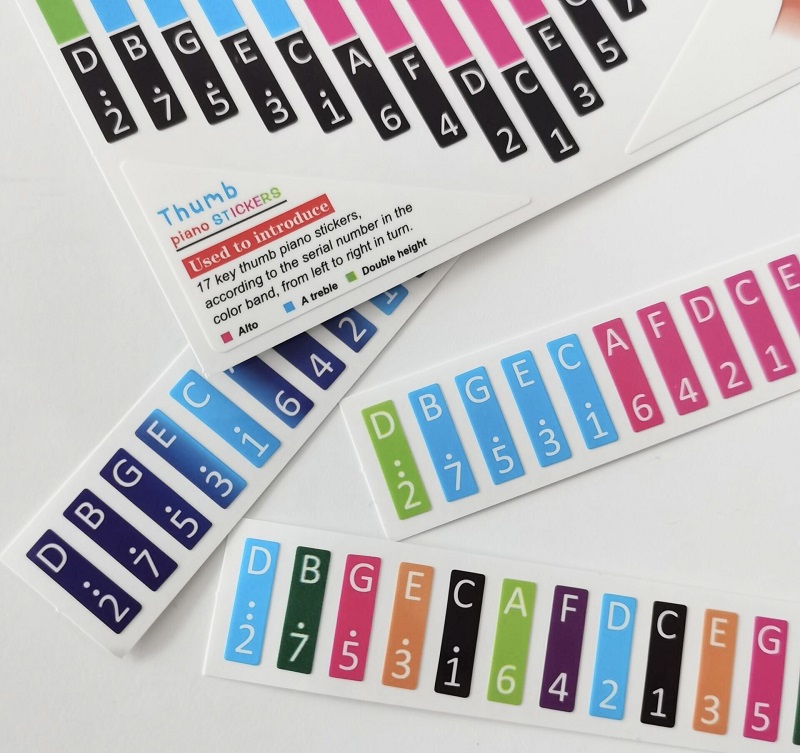 Dán phím Kalimba 17 phím Dán phím Kalimba 17 phím