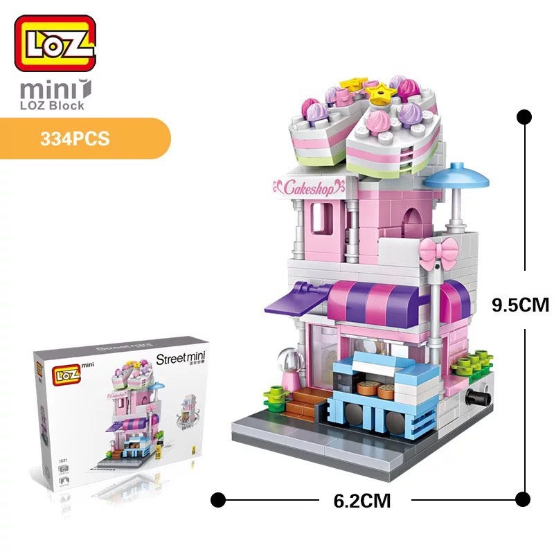 Combo 24 Nhà Phố Nhựa ABS Xếp Hình KaLoz Combo 24 Nhà Phố Nhựa ABS Xếp Hình KaLoz