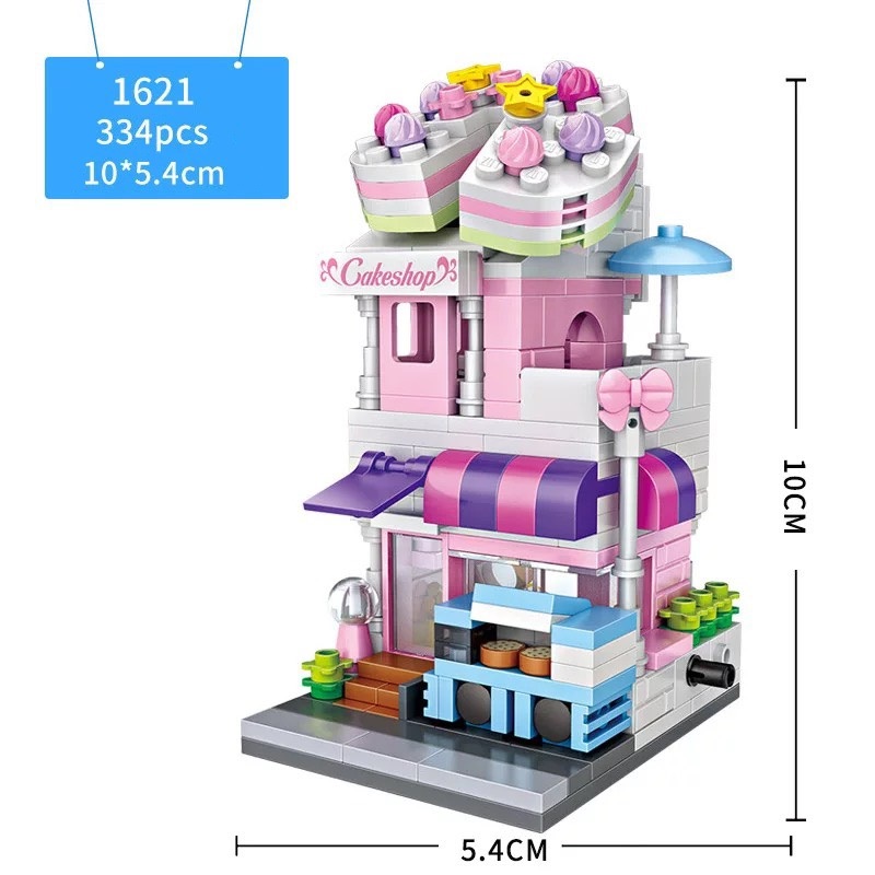 Combo 24 Nhà Phố Nhựa ABS Xếp Hình KaLoz Combo 24 Nhà Phố Nhựa ABS Xếp Hình KaLoz