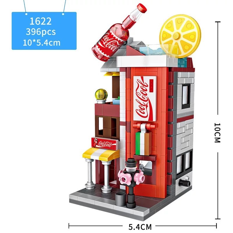 Combo 24 Nhà Phố Nhựa ABS Xếp Hình KaLoz Combo 24 Nhà Phố Nhựa ABS Xếp Hình KaLoz