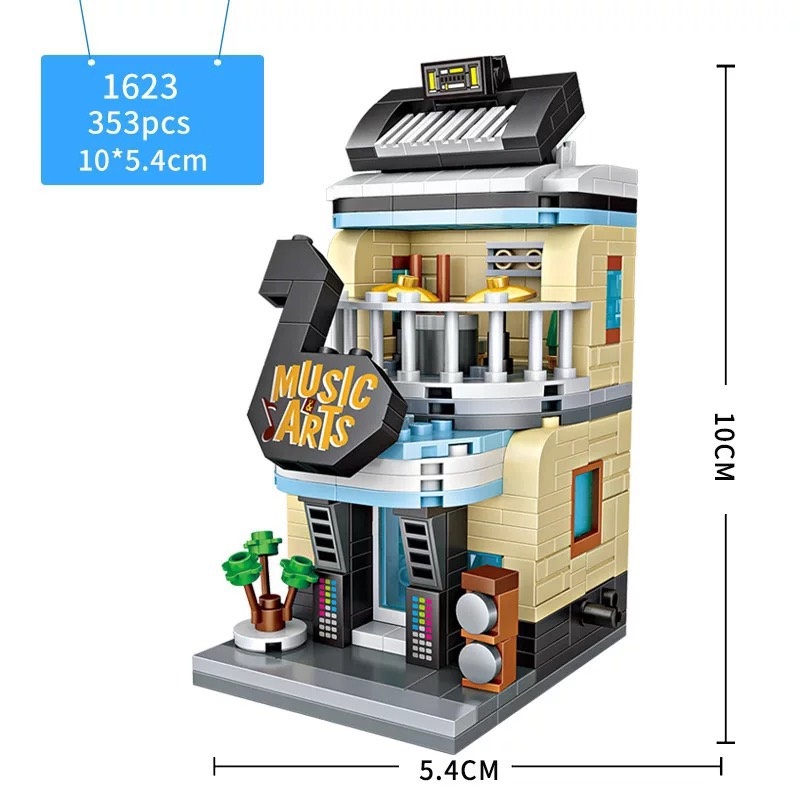 Combo 24 Nhà Phố Nhựa ABS Xếp Hình KaLoz Combo 24 Nhà Phố Nhựa ABS Xếp Hình KaLoz