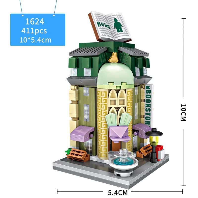 Combo 24 Nhà Phố Nhựa ABS Xếp Hình KaLoz Combo 24 Nhà Phố Nhựa ABS Xếp Hình KaLoz