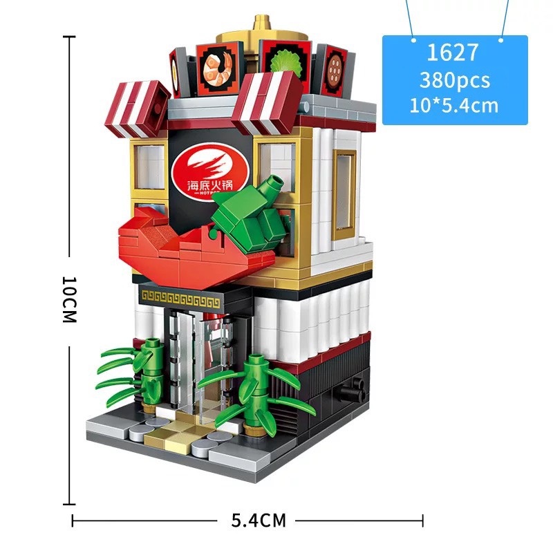 Combo 24 Nhà Phố Nhựa ABS Xếp Hình KaLoz Combo 24 Nhà Phố Nhựa ABS Xếp Hình KaLoz