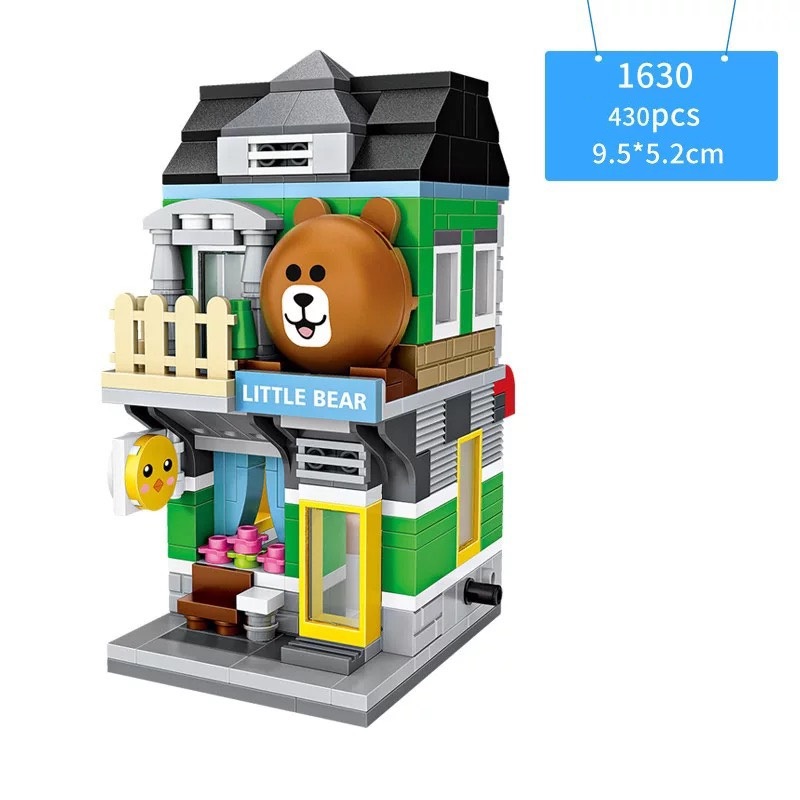 Combo 24 Nhà Phố Nhựa ABS Xếp Hình KaLoz Combo 24 Nhà Phố Nhựa ABS Xếp Hình KaLoz